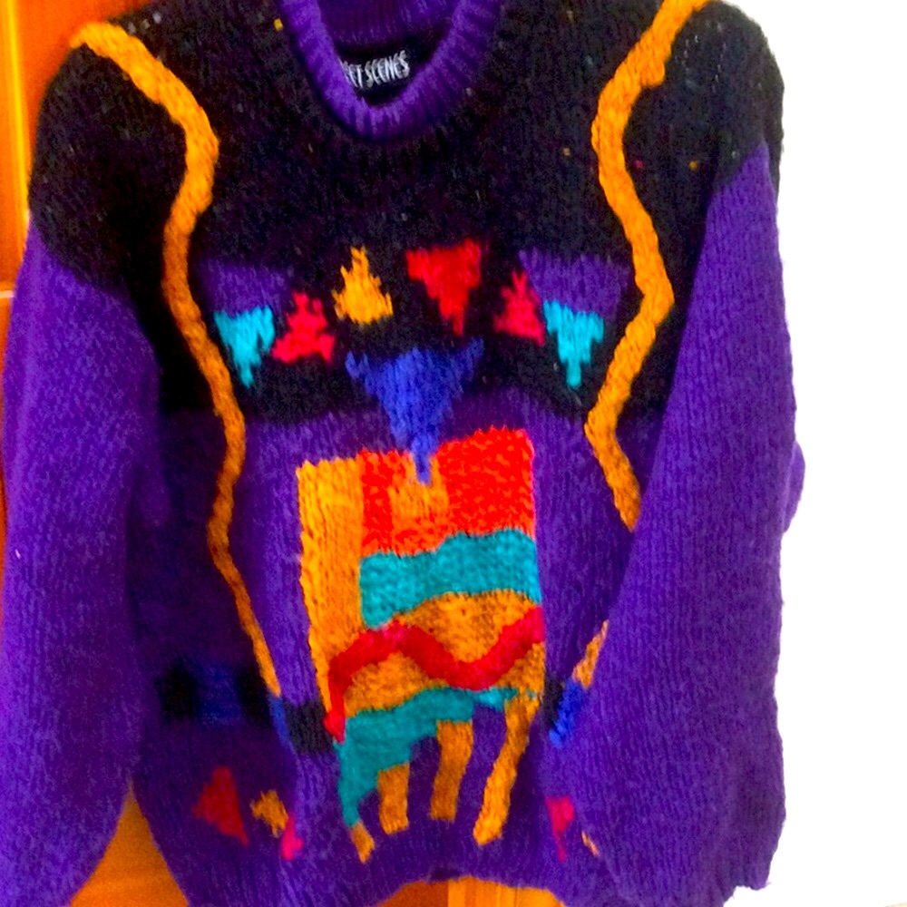 - - Mens unique vintage sweater